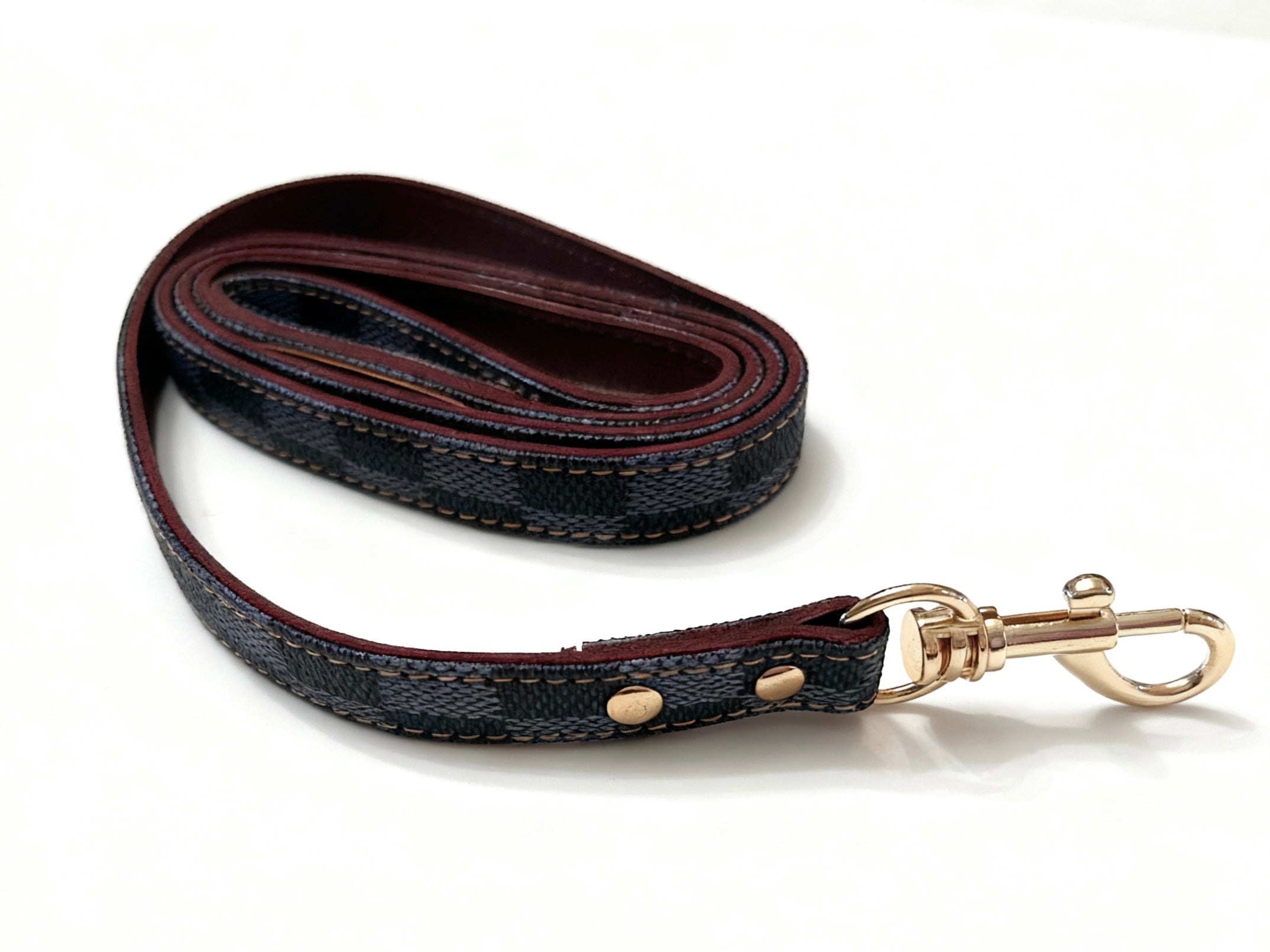 Dapper Dogs Design - Timeless Collar & Lead Set - Black&Grey