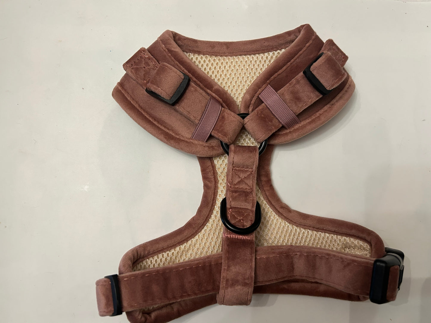 Softest VelVet Complete Harness, Collar, Lead and Bag holder